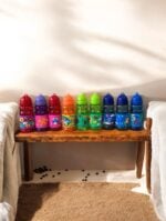 Ekselans EK-327 - Blauwe Kinderdrinkfles met Vissenprint – Met Rietje – 6 x 16 cm - Afbeelding 2