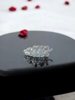 Ekselans EK-286 - Glazen Druiven Decoratie – 31 x 11 cm – Elegante en Luxe Interieuraccessoire