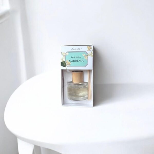 Ekselans EK-295 - Reed Diffuser - Gardenia Geurstokjes - 10 x 19 cm - Love is Life