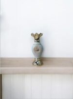 Ekselans EK-527 - Decoratieve Beeldjes - Set van 2 - Wit met Goud - 11,5 x 33 cm – Image 2