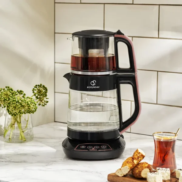 Karaca Caysever - Sprekende Glazen Theemaker - Roségoud - 1700 W