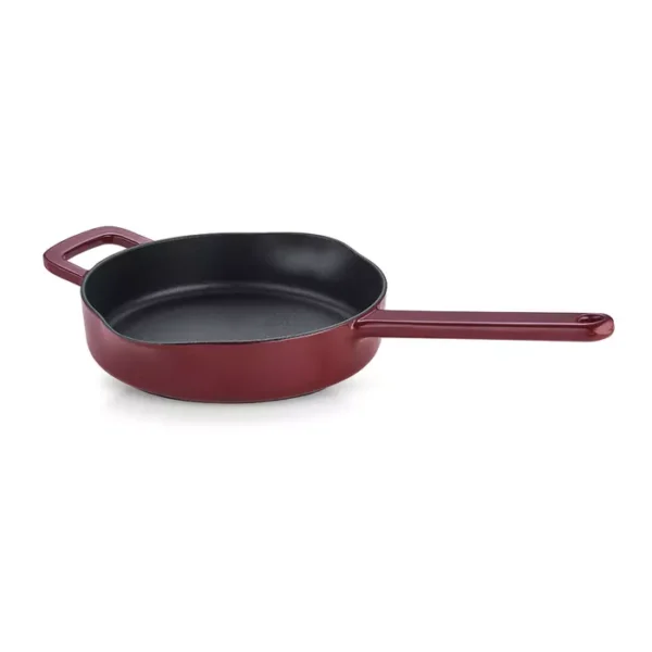 Fissler Moments Collection - Koekenpan - 26cm - Burgundy red - Gietijzer