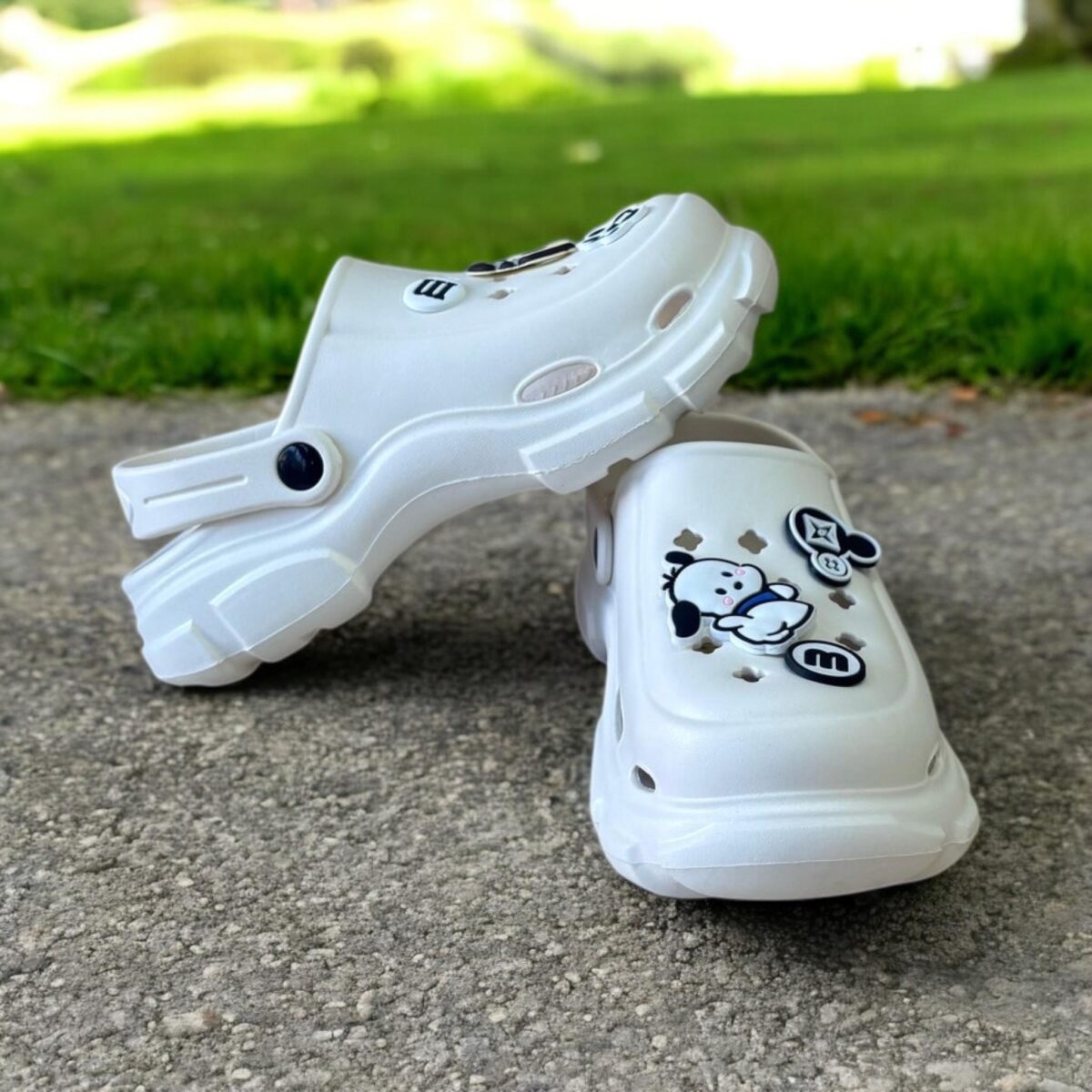 Ekselans EK-177 – Siliconen Slippers – Maat 38/39 – Hoge Zool – Gebroken Wit - Görsel 2