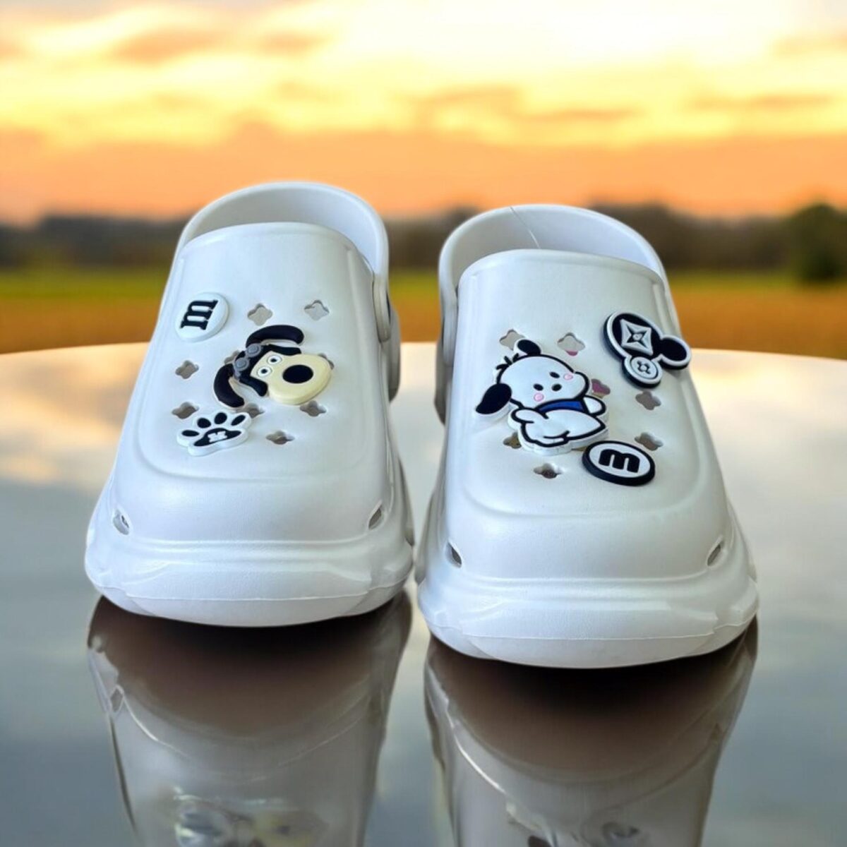 Ekselans EK-177 – Siliconen Slippers – Maat 38/39 – Hoge Zool – Gebroken Wit - Görsel 1