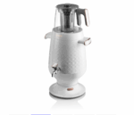 Arzum Ehlikeyf Samovar AR3083-0200 | Wit - Turkse Theemachine - 3.5 + 1.2 liter - Led-indicator - 2200 W - Image 2