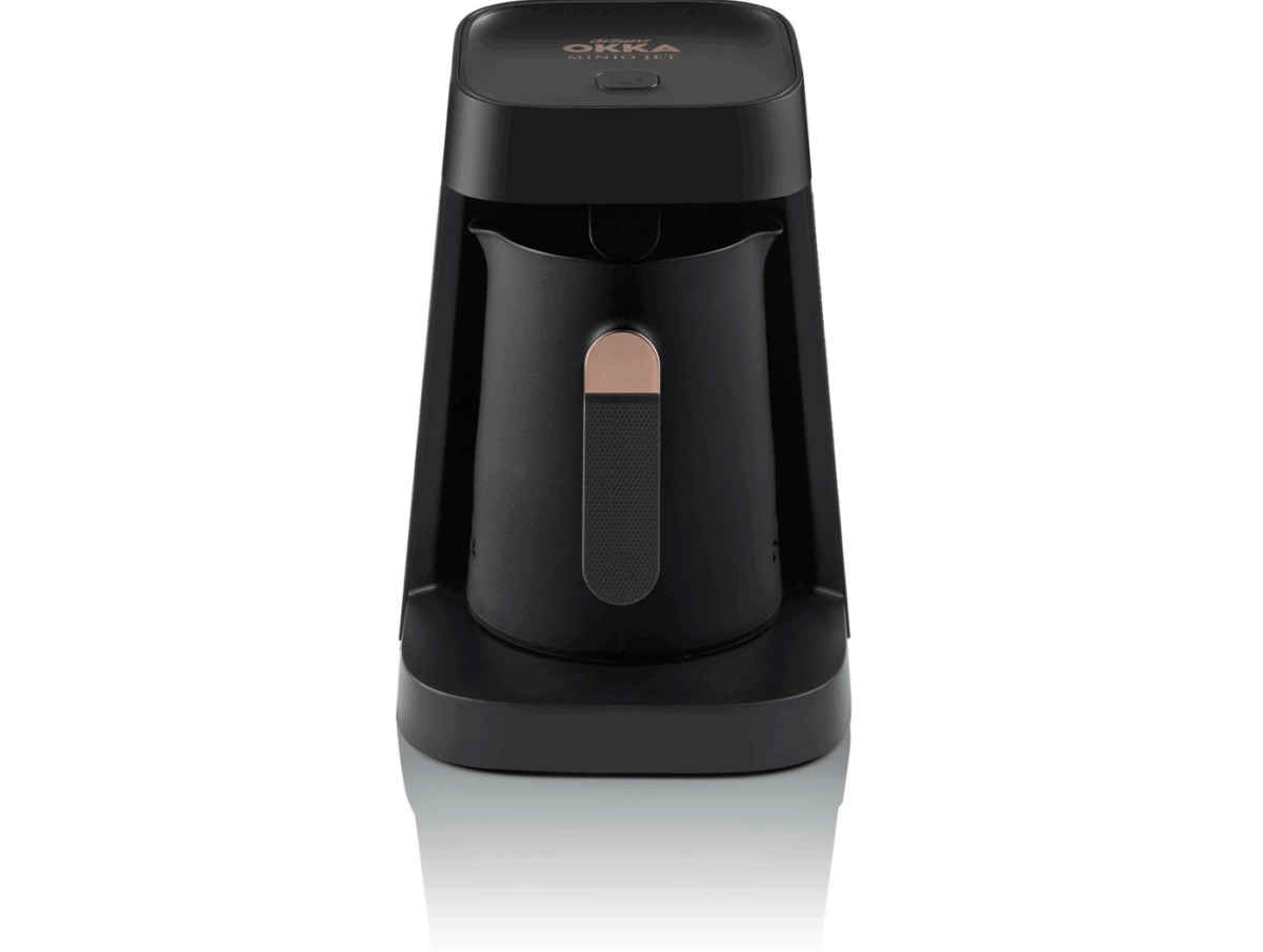 Arzum OKKA Minio Jet Turks Koffiezetapparaat OK0017-0400 | Zwart/Koper - Dubbelzijdige koffiepot - 1-5 kopjes - 480W - Afbeelding 1
