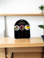 Ekselans EK-343 - Magnetische Houder met 3 Cakjes – 22 x 27,5 cm – Decoratieve Magnetische Wandplanner / Notitiebord - Image 3