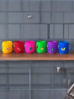 Ekselans EK-326 Roze Siliconen Drinkbeker met Handvat – Pop It Design – Inclusief Jibbitz-Stijl Versiering – 12 x 9,5 cm - Görsel 3