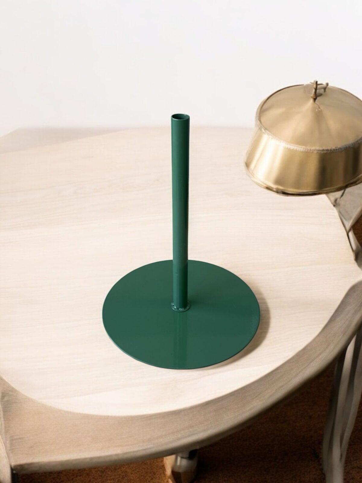 Ekselans EK-490 - Minimalistische Metalen Standaard – Donkergroen – 24 x 35 cm - Görsel 1