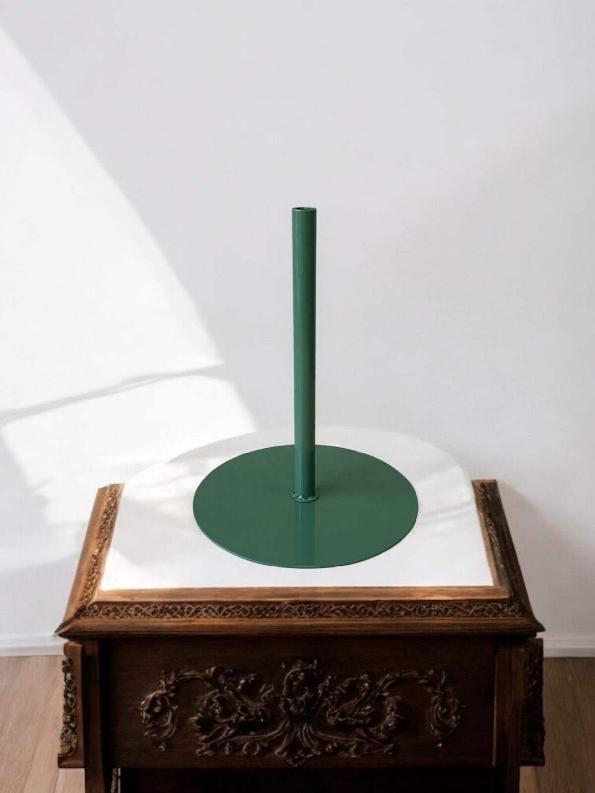 Ekselans EK-490 - Minimalistische Metalen Standaard – Donkergroen – 24 x 35 cm - Görsel 2