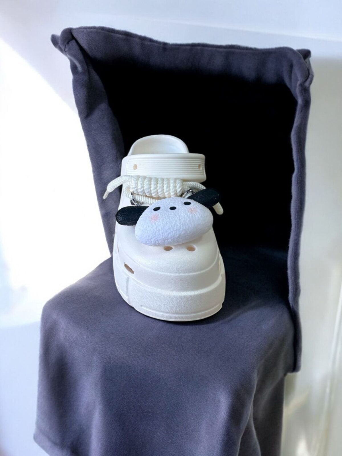 Ekselans EK-181 - Witte Unisex Slippers met Panda Beertje – Maat 37/38 – Comfortabel & Speels Design - Görsel 2