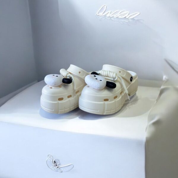 Ekselans EK-181 - Witte Unisex Slippers met Panda Beertje – Maat 37/38 – Comfortabel & Speels Design