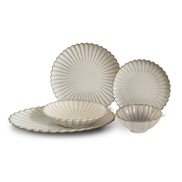 Bricard Porcelain - Paris Porselein Dinerset - Wit - 25-Delig - 6-Persoons