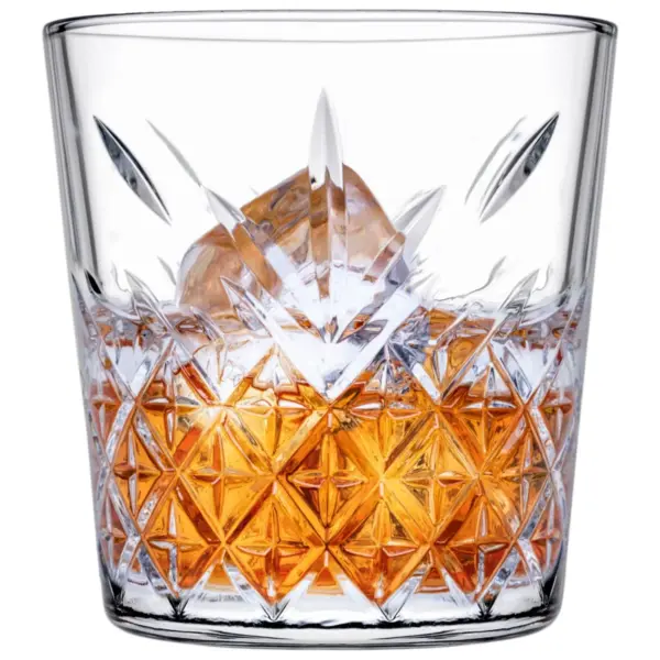 Pasabahce Timeless - Waterglazen - Stapelbaar - 34 cl - 4 stuks - Transparant - Conisch Glas