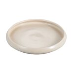 Bricard Bondy – Porseleinen Dessertbord - 6 Stuks– Ø20,0 x 2,5 cm – Taupe – Ontbijtbord