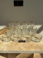 Pasabahce Timeless – 12-Delige Glazenset – Kristalglas – Met Gouden Rand - Luxe Drinkglazen & Schaaltjes