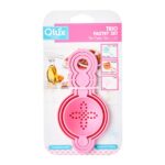 Q-Lux - Trio Bakaccessoire Set – Mini Zeef, Eierscheider en Trechter