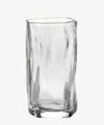 Diamond Z-061 - Wavy Longdrinkglas - 280 ml - Set van 6 - Drinkglazen - Matchaglazen