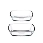 Pasabahce Tokio 54942 - Glazen Schaal - Set van 2