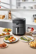 Arzum AR2091 Airtasty XL – Airfryer – 6L – 1750W – Digitaal – Chrome - Image 2