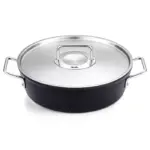 Fissler Adamant - Kookpan Laag met RVS Deksel - 28cm