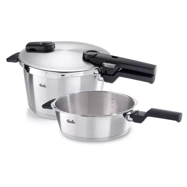Fissler Vitaquick Premium - RVS Snelkookpannen Set - 2,5L + 4,5L