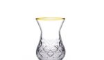 Pasabahce Timeless 42881 - Golden Touch Theeglas - Set van 6 - 155 ml
