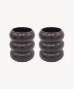 Wave Mocha Mousse - Keramieken Bubble Beker – Set van 2 - 400 ml - Mocha Mousse - Handgemaakt - Image 9