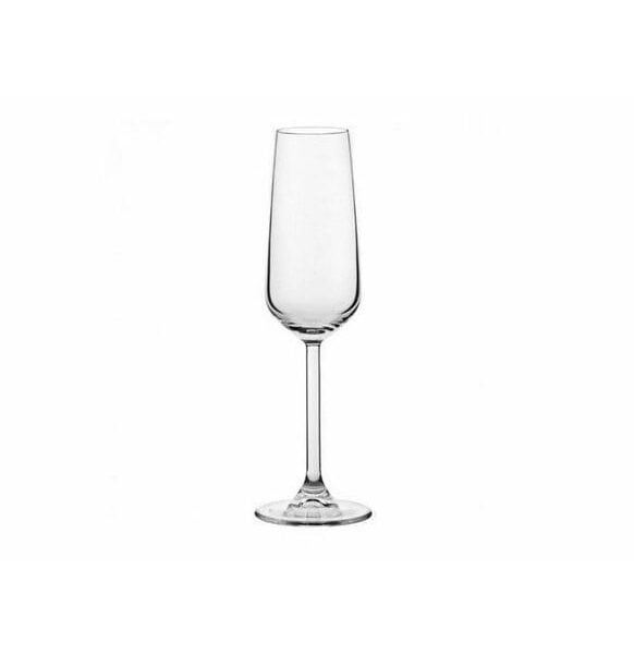 Pasabahce Allegra 440079 - Flute Glazen - Champagneglazen - 195 ml - Set van 6