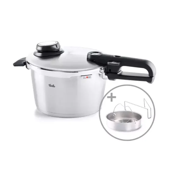 Fissler Vitavit Premium - RVS Snelkookpan met Inzet - 8L