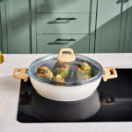 Karaca Swiss Crystal - Ondiepe Pan -30 cm - Crème - Görsel 2