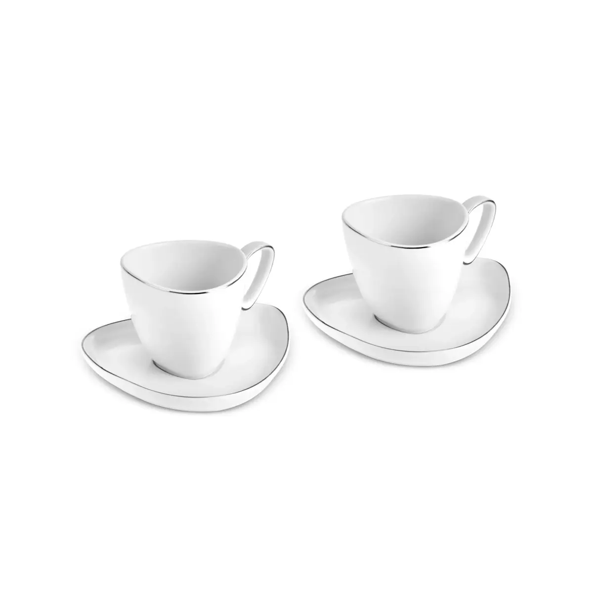 Karaca Streamline Tribe - Porseleienen Koffiekopjes Set - 90 ml - Afbeelding 1