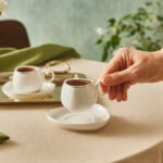 Karaca Streamline Tribe - Porseleienen Koffiekopjes Set - 90 ml - Afbeelding 2