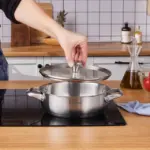 Karaca Elite - Roestvrijstaal - Lage Kookpan met Deksel – 22 cm – Zilver – Image 2