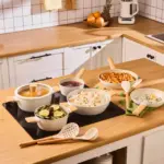 Karaca Swiss Crystal Almond Cream - 12-delige Pannenset - Afbeelding 2