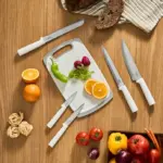 Karaca Massimo - 12-delige Messenset met Snijplank en Serveerset – Crème – Image 3