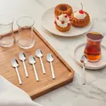Karaca Sedir - 6-Delig Theelepelset - Zilver - Afbeelding 2