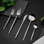 Karaca Jupiter Platin -  60-delige Bestekset – 12 Persoons - Afbeelding 2
