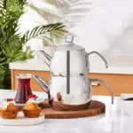 Karaca Belinay - Middelgrote Theepot – Metaal - 1600 ml - Afbeelding 2