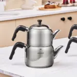 Karaca Nero Midi - RVS Theepot - Zwart – Bild 2