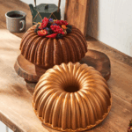 Karaca Cake Pro - Aluminium Gietijzeren Cakevorm - 25,5 cm - Goud - Afbeelding 2