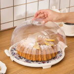 Karaca Ebru - Taartstolp met Deksel - 35 cm - Afbeelding 2