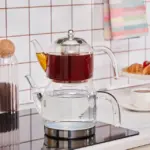 Karaca Panora - Family-Size Glazen Theepot – 1250 ml – Bild 2