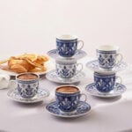 Karaca Peyker - Porseleienen Koffiekop Set - 6-Persoons - 85 ml – Bild 2