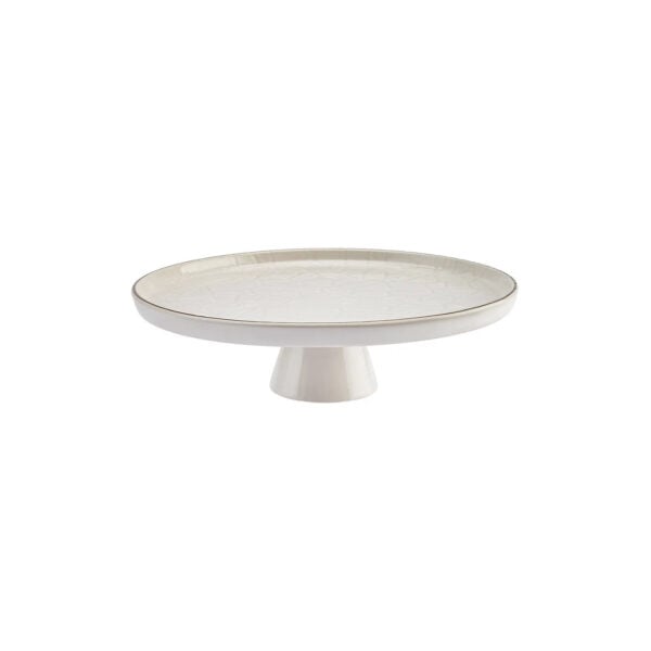 Karaca Calvin - Serveerbord Met Voet - 23 cm - Porselein