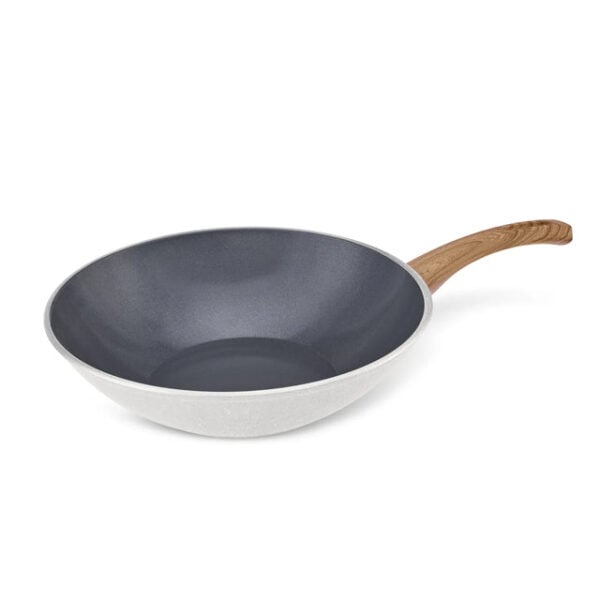 Karaca Swiss Crystal - 28 cm - Wokpan - Crème
