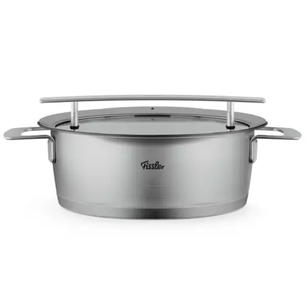 Fissler Phi Collection - Kookpan Laag met Glasdeksel - 24cm